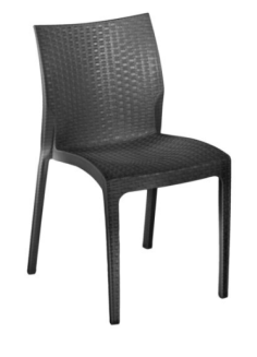 CHAISE LADY / MADAM EMPILABLE ANTHRACITE