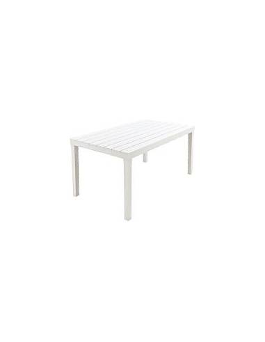 TABLE SUMATRA   138 X 80 CM BLANCHE  Made in EU