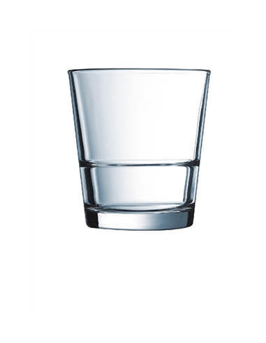 VERRE**STACK UP **  26CL - FB - ARCOROC FRANCE  EMPILABLE TREMPE
