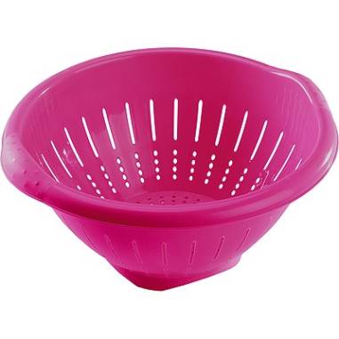 PASSOIRE A LEGUMES   30CM  FRAMBOISE/FUSCHIA Made in EU
