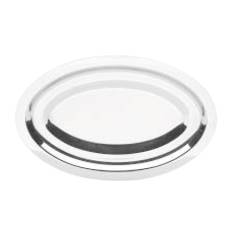 PLAT OVALE 45 X 26 CM  ACIER 18/0 INOX REGENCE  CHOC " COUZON"