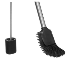 BALAYETTE  WC EMBOUT SILICONE  AVEC SUPPORT - 161011C