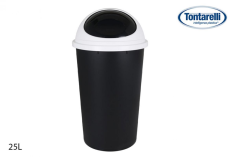 POUBELLE DE CUISINE 25L NOIRE -  HOOP