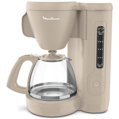 CAFETIERE ELECTRIQUE MORNING MOULINEX GRIS CHAUD 15 TASSES - 1000 W