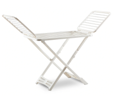 ETENDOIR A LINGE 100% RESINE PRESTIGE - PEGAS BLANC 20 M M Made in EU