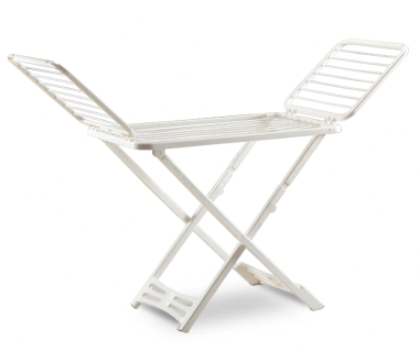 ETENDOIR A LINGE 100% RESINE PRESTIGE - PEGAS BLANC 20 M M Made in EU
