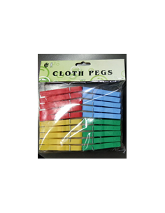 PINCE A LINGE ECO  PLASTIQUE  X20 - IRIS