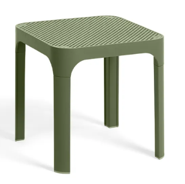 TABLE BASSE 40x40CM  NET - VERT AGAVE - SALON NET NARDI Made in EU