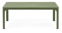 TABLE BASSE 100CM  NET - VERT AGAVE  - SALON NET NARDI Made in EU