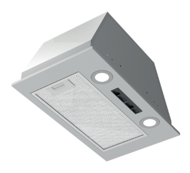 HOTTE ENCASTRABLE INOX 52 X 30 CM