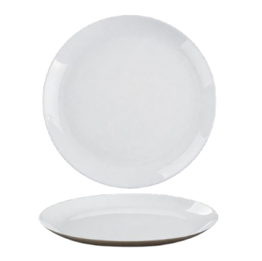 ASSIETTE CREUSE LUNA 20CM - BLANCHE - OPAL - VERRE TREMPÉ