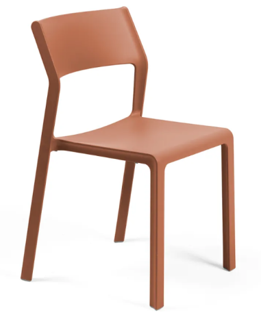 CHAISE TRILL BISTROT EMPILABLE NARDI MATTONE  Made in EU