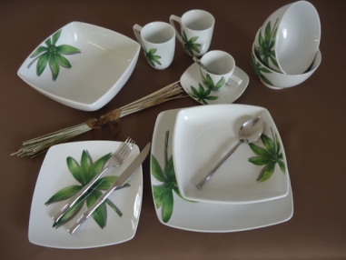 PLAT DE SERVICE  BAMBOO   31 CM